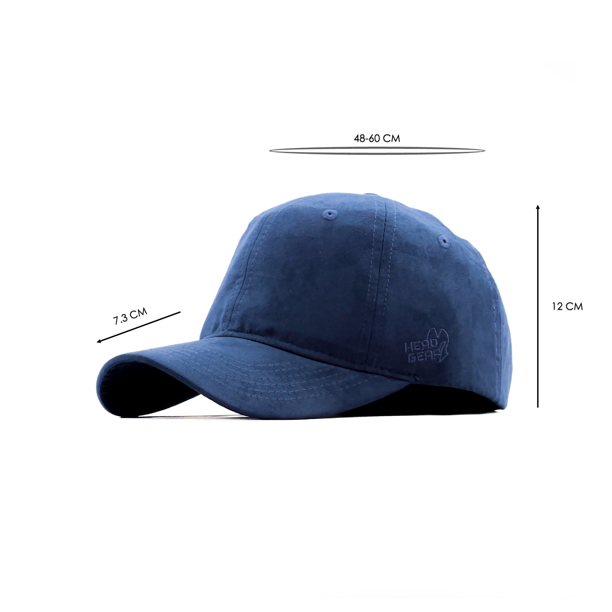 HEAD GEAR BASIC SUEDE NAVY BLUE CAP – Head Gear