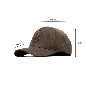 HEAD GEAR COFFEE SUPER SUEDE CURVED VISOR CAP