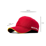 HEAD GEAR RED WITH YELLOW SANDWICH CAP