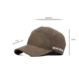 HEAD GEAR COFFEE SUEDE CAP