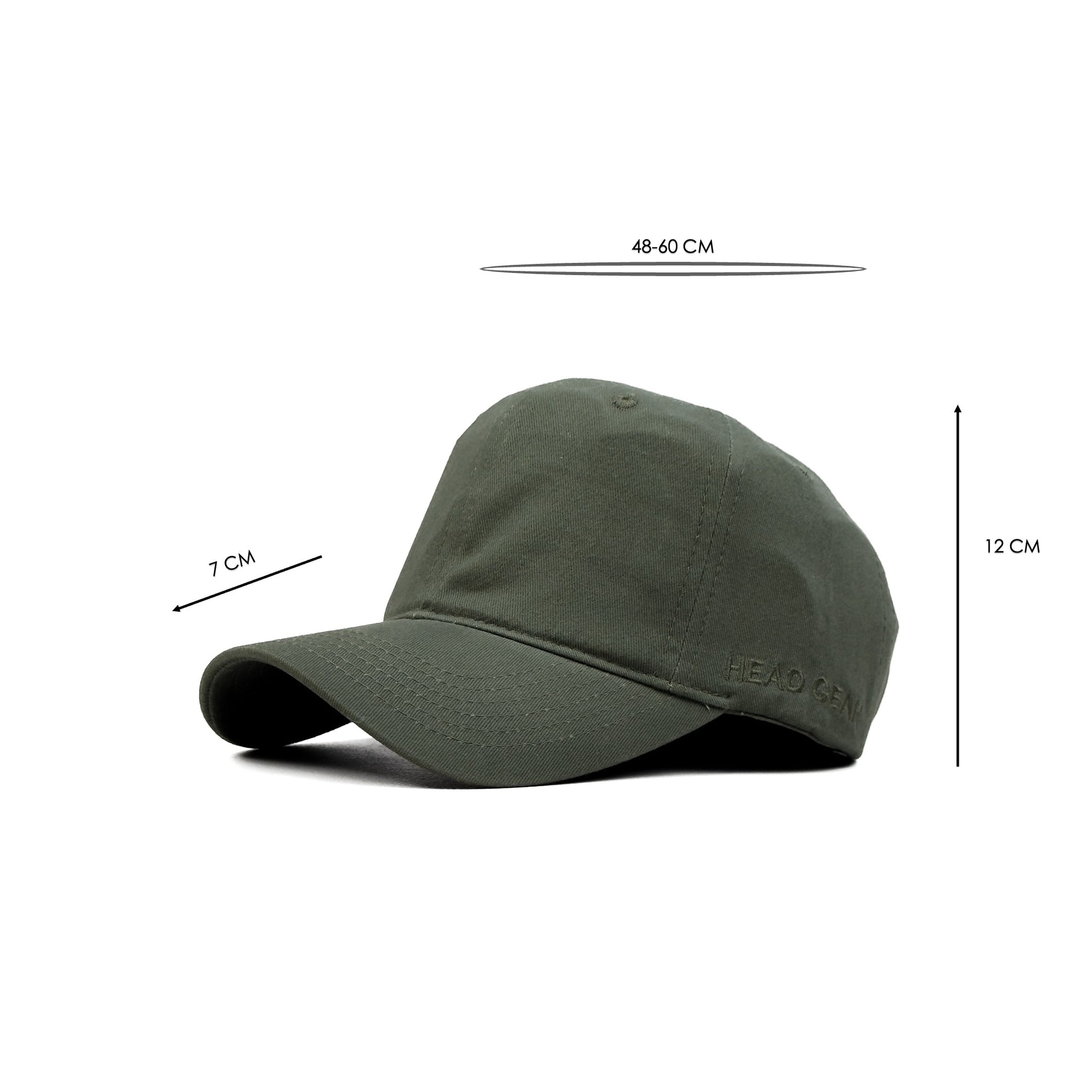 HEAD GEAR OLIVE SOLID CAP