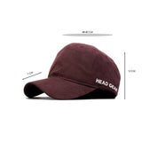 HEAD GEAR DARK RED WINE SUEDE CAP