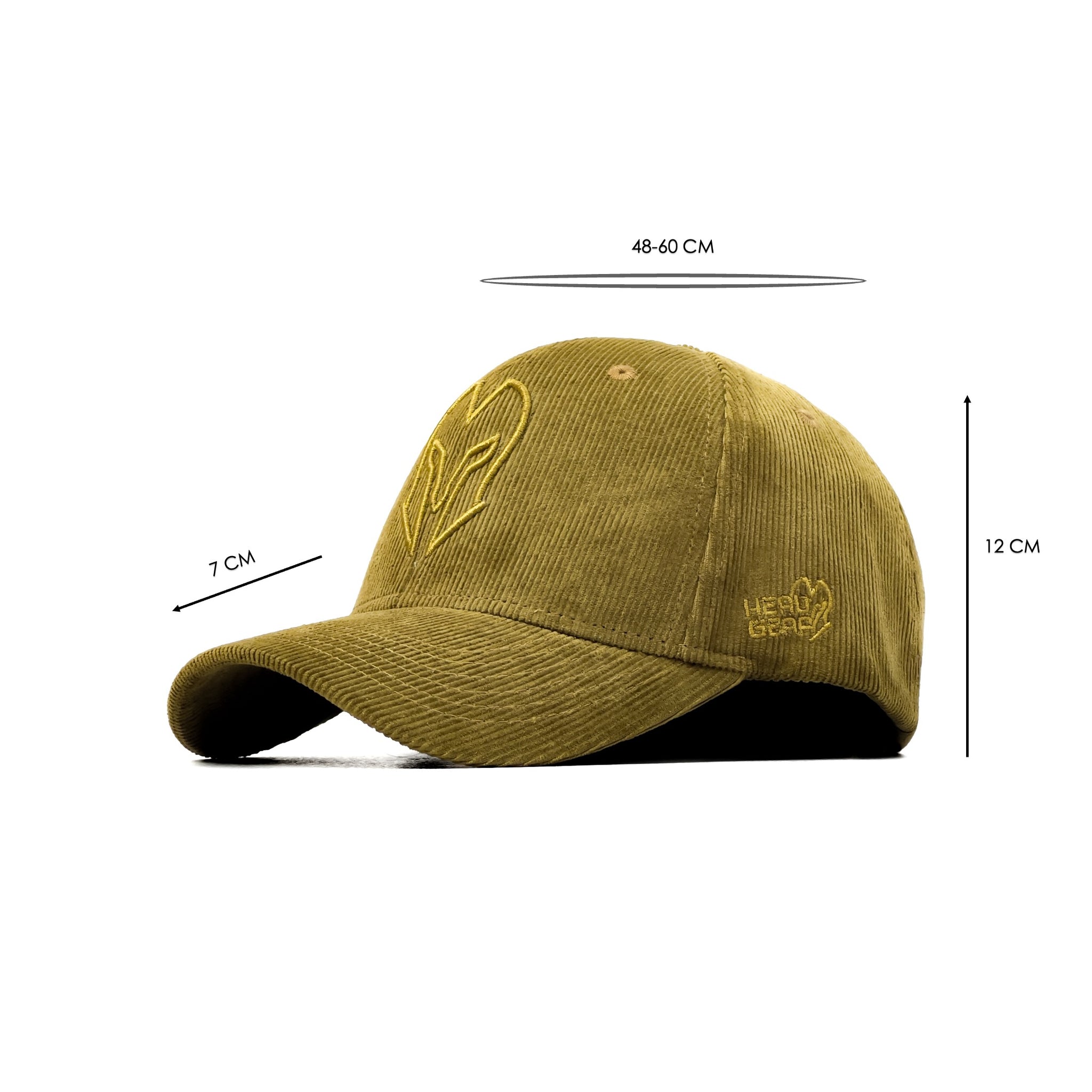 HEAD GEAR ANTIQUE GOLD SUPER CORD CAP