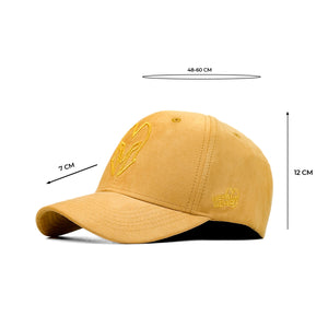 HEAD GEAR LEMON YELLOW SUPER SUEDE CAP