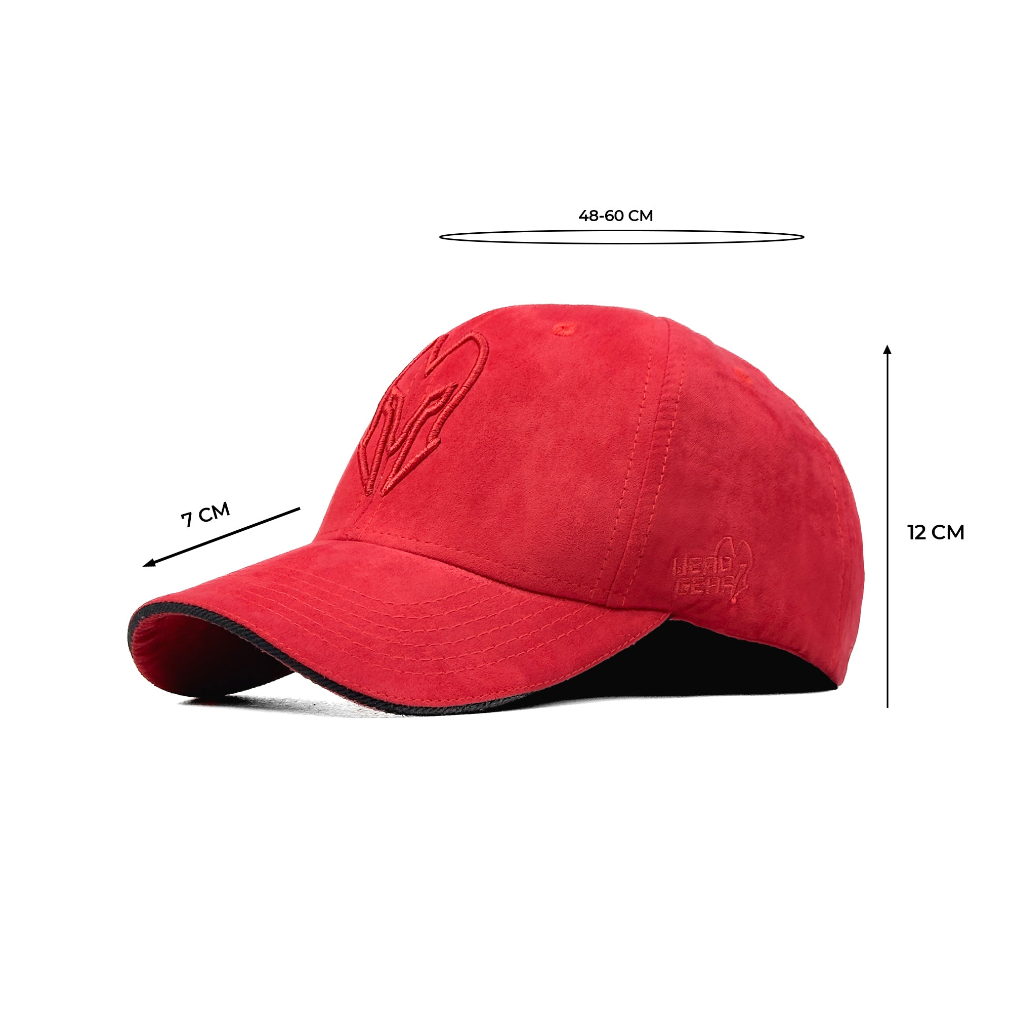 HEAD GEAR RED SUPER SUEDE SANDWICH CAP