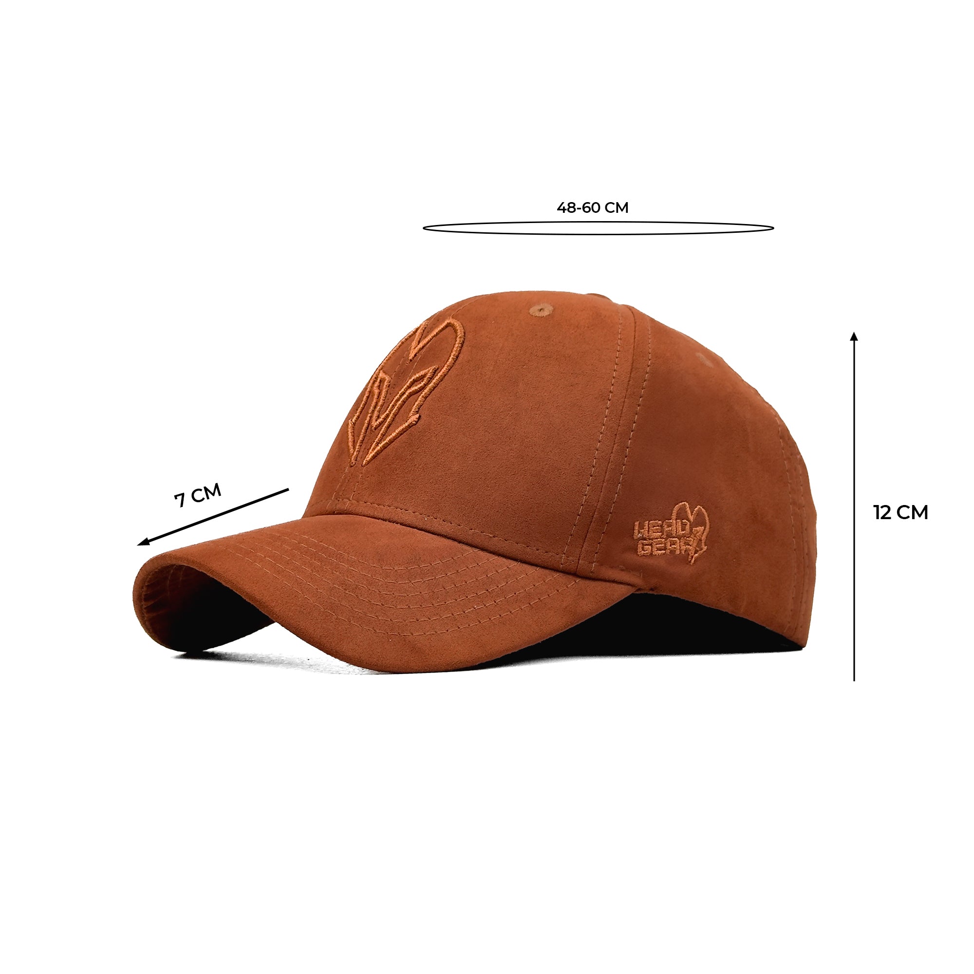 HEAD GEAR BURNT ORANGE SUPER SUEDE CAP