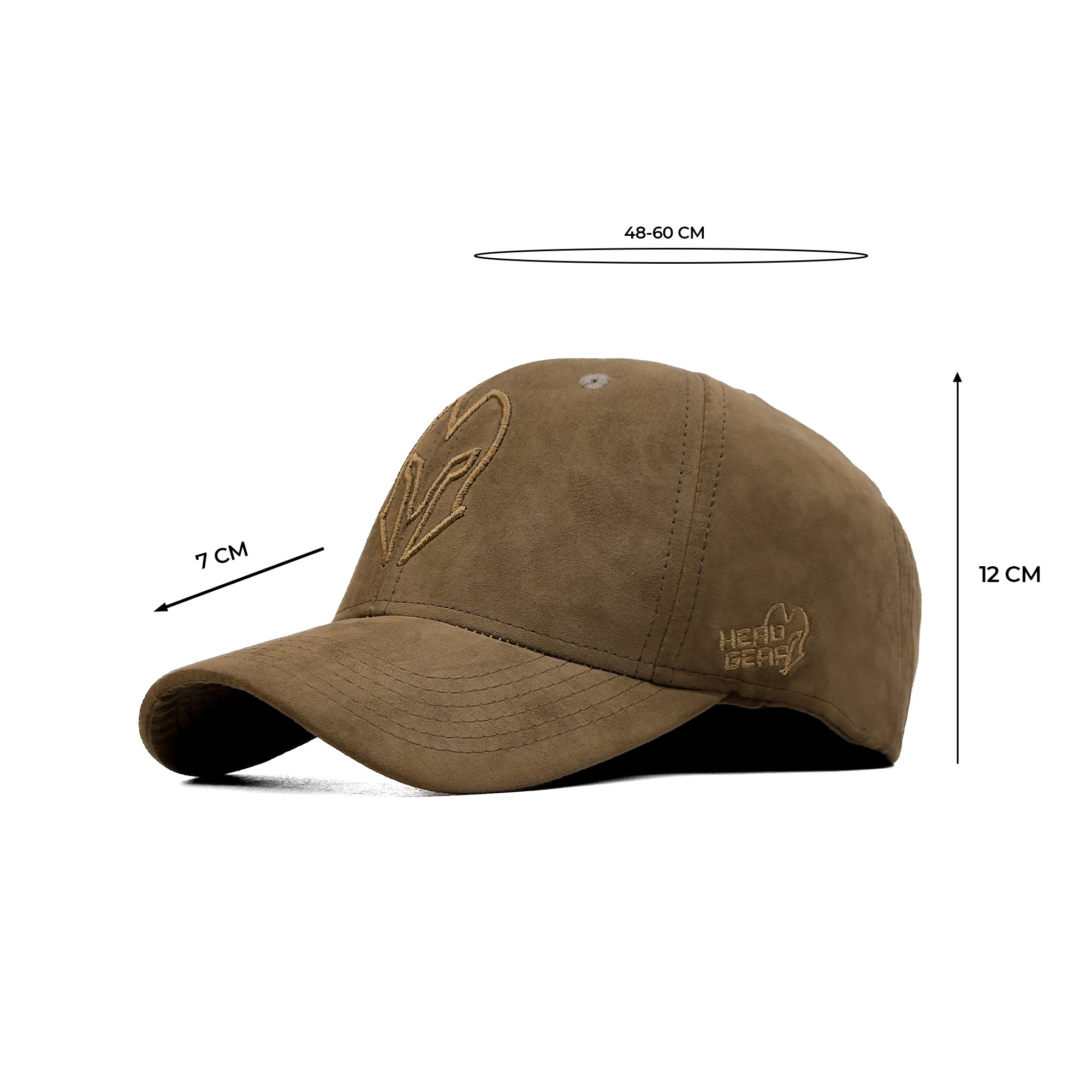 HEAD GEAR DARK OLIVE SUPER SUEDE CAP