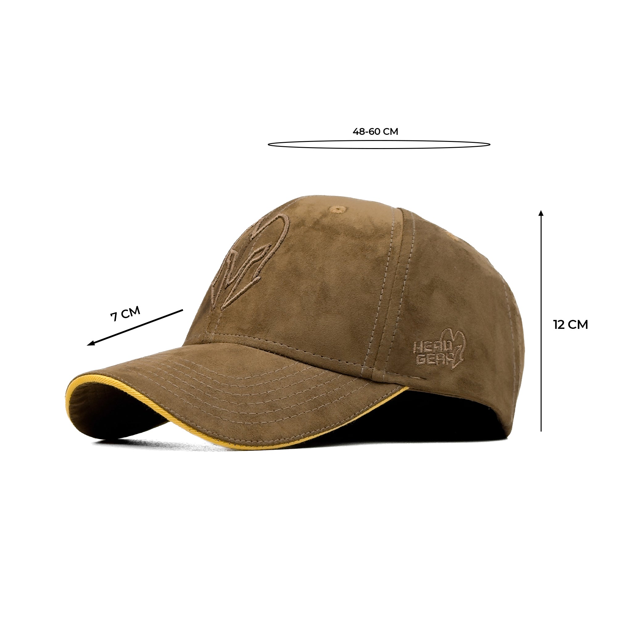 HEAD GEAR OLIVE SUPER SUEDE SANDWICH CAP