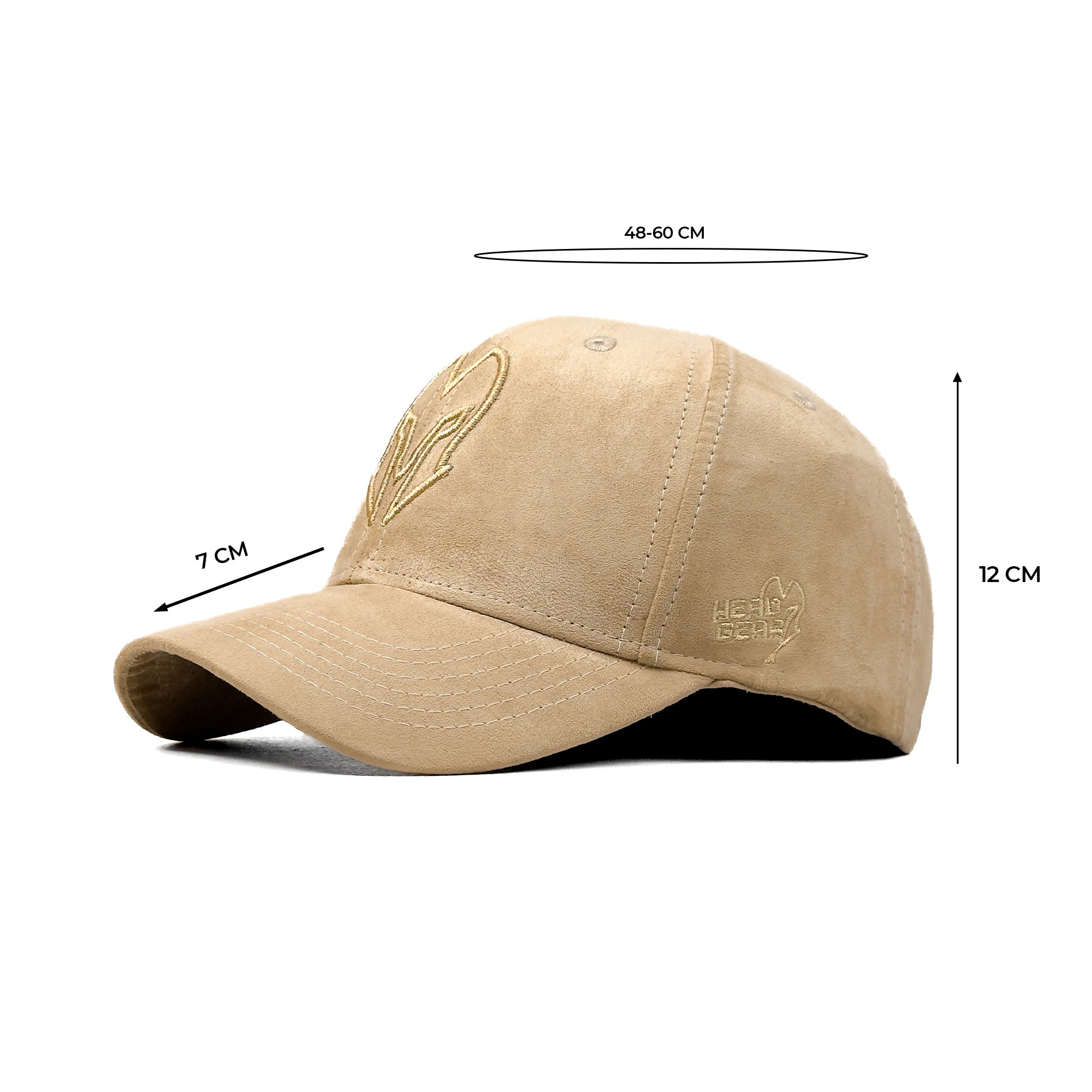 HEAD GEAR BEIGE SUPER SUEDE CAP