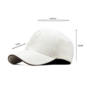 HEAD GEAR POLAR WHITE SUPER SUEDE SANDWICH CAP