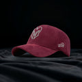 HEAD GEAR SILVER MAROON SUEDE CORD LIMITED EDITION CAP