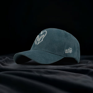 HEAD GEAR SILVER PASTE SUEDE CORD LIMITED EDITION CAP