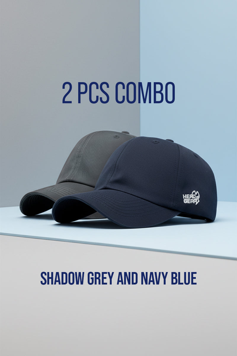 2 PCS COMBO OF SHADOW GREY AND NAVY BLUE