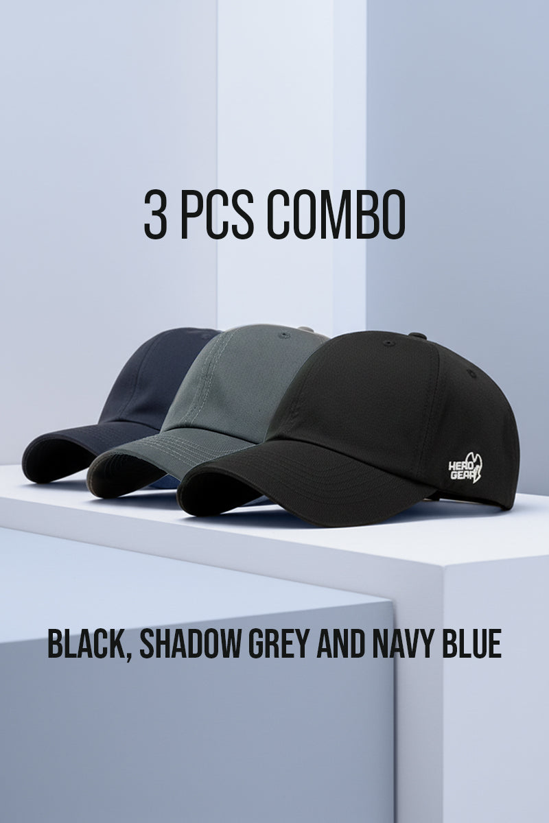 3 PCS COMBO OF BLACK, SHADOW GREY AND NAVY BLUE