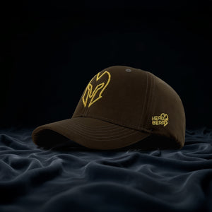 HEAD GEAR DARK OLIVE GOLD VELVET LIMITED EDITION CAP