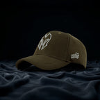 HEAD GEAR SILVER DARK GREEN VELVET LIMITED EDITION CAP
