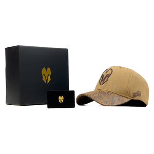 HEAD GEAR ELITE FUSION BROWN CONTRAST LEATHER LIMITED EDITION CAP