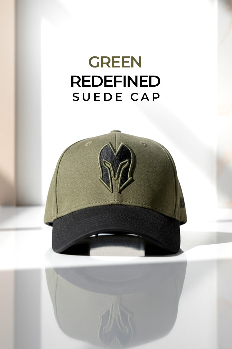 HEAD GEAR GREEN REDEFINED SUEDE CAP