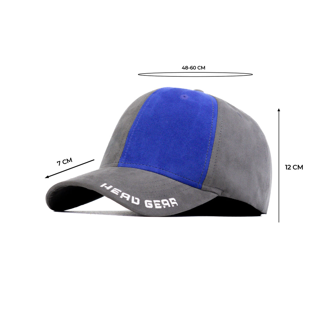 HEAD GEAR MISMATCHED GREY AND BLUE CAP