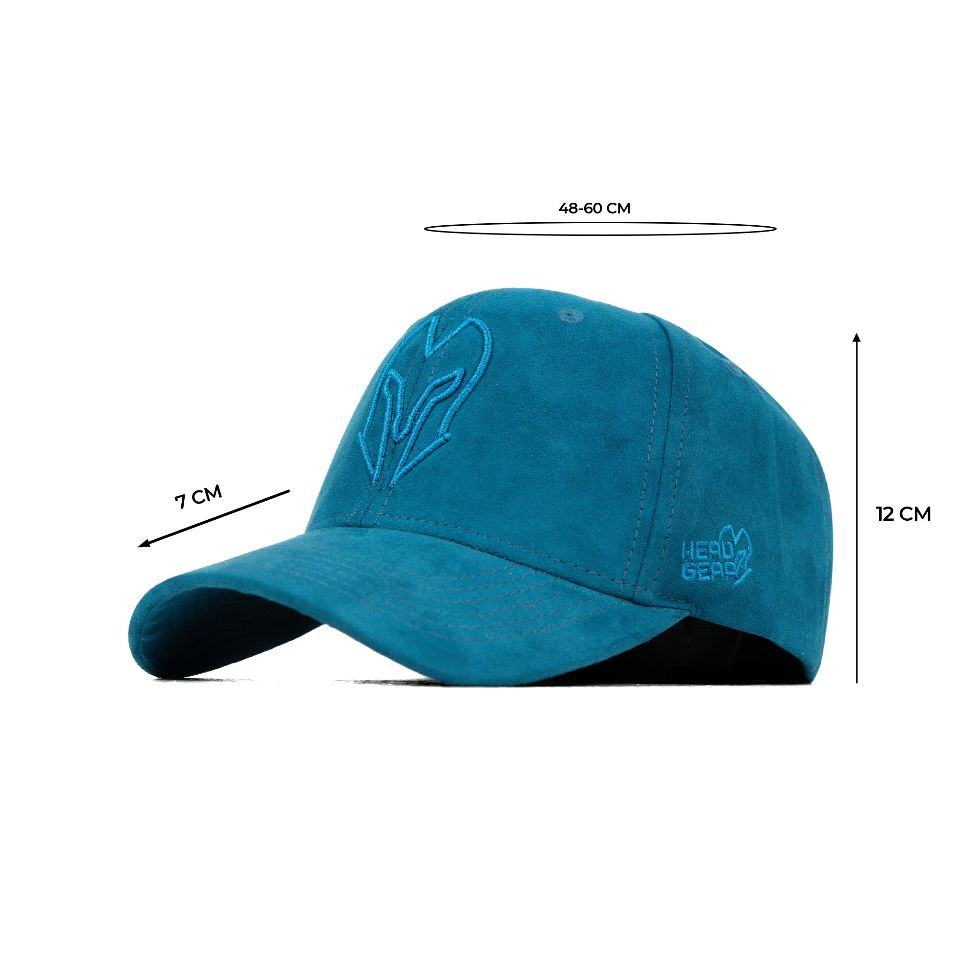 HEAD GEAR BLUE SUPER SUEDE CAP