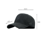 HEAD GEAR BLACK SUPER SUEDE CAP