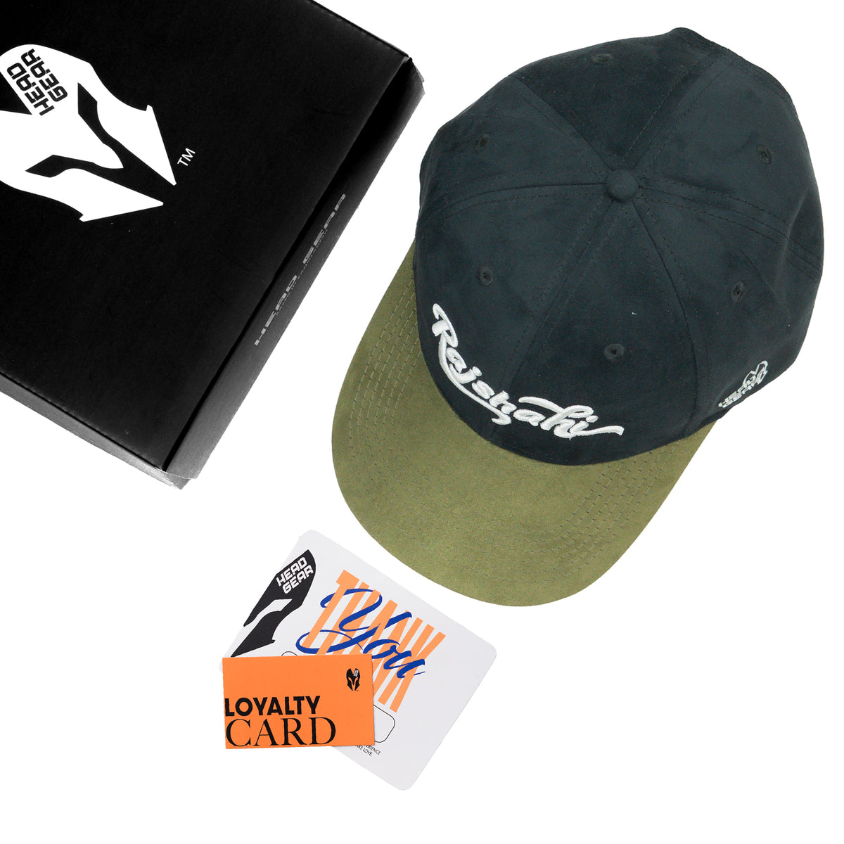 HEAD GEAR RAJSHAHI BLACK OLIVE CAP