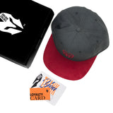 HEAD GEAR LOGO GREY FLAT VISOR CAP