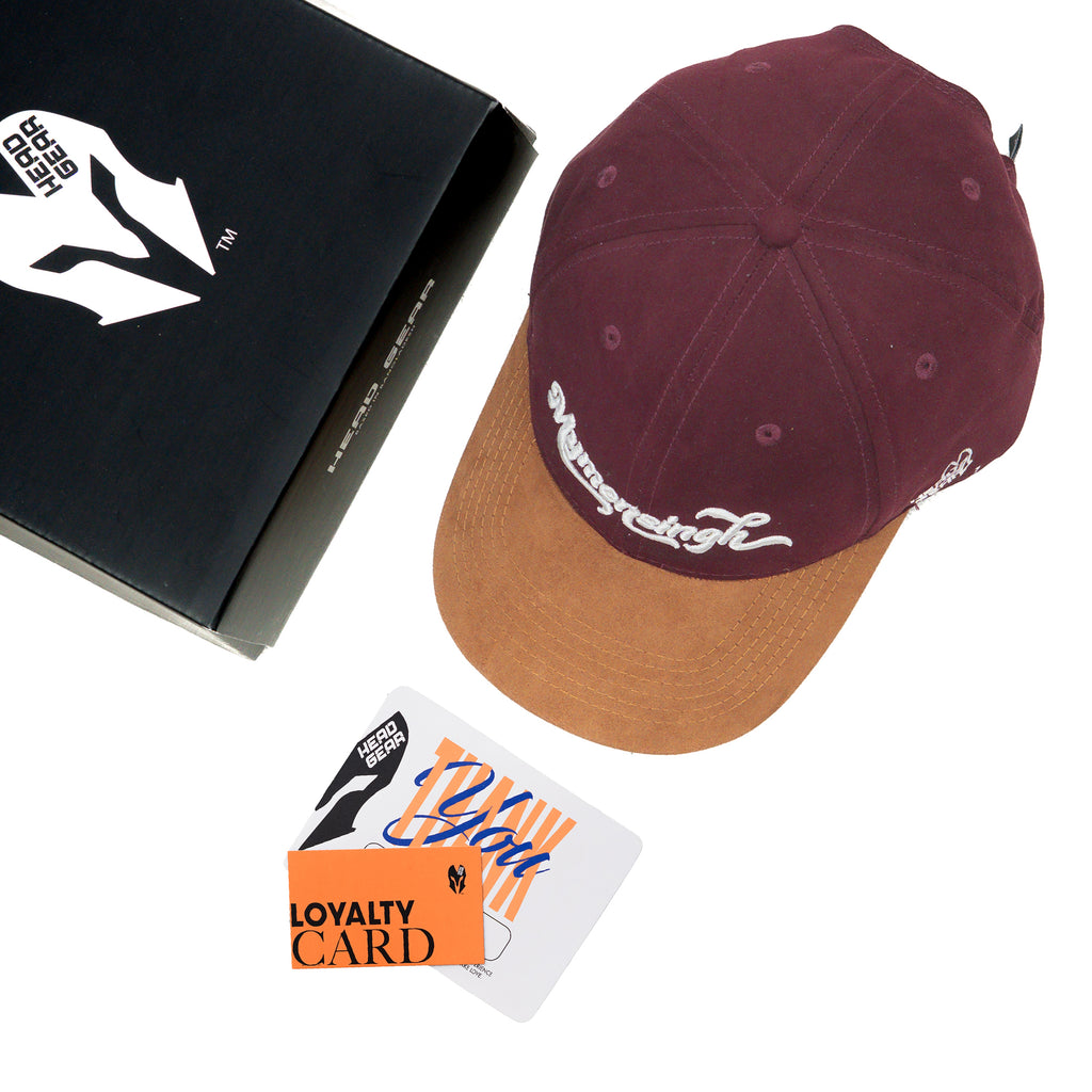HEAD GEAR MYMENSINGH MAROON BROWN CAP