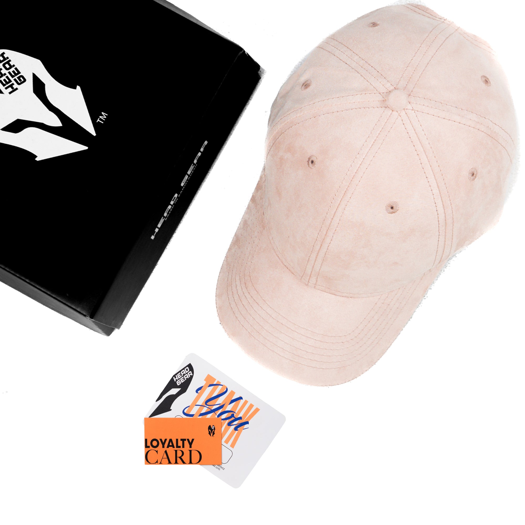 HEAD GEAR ELEGANTE ZERO BABY PINK CAP (NO LOGO)