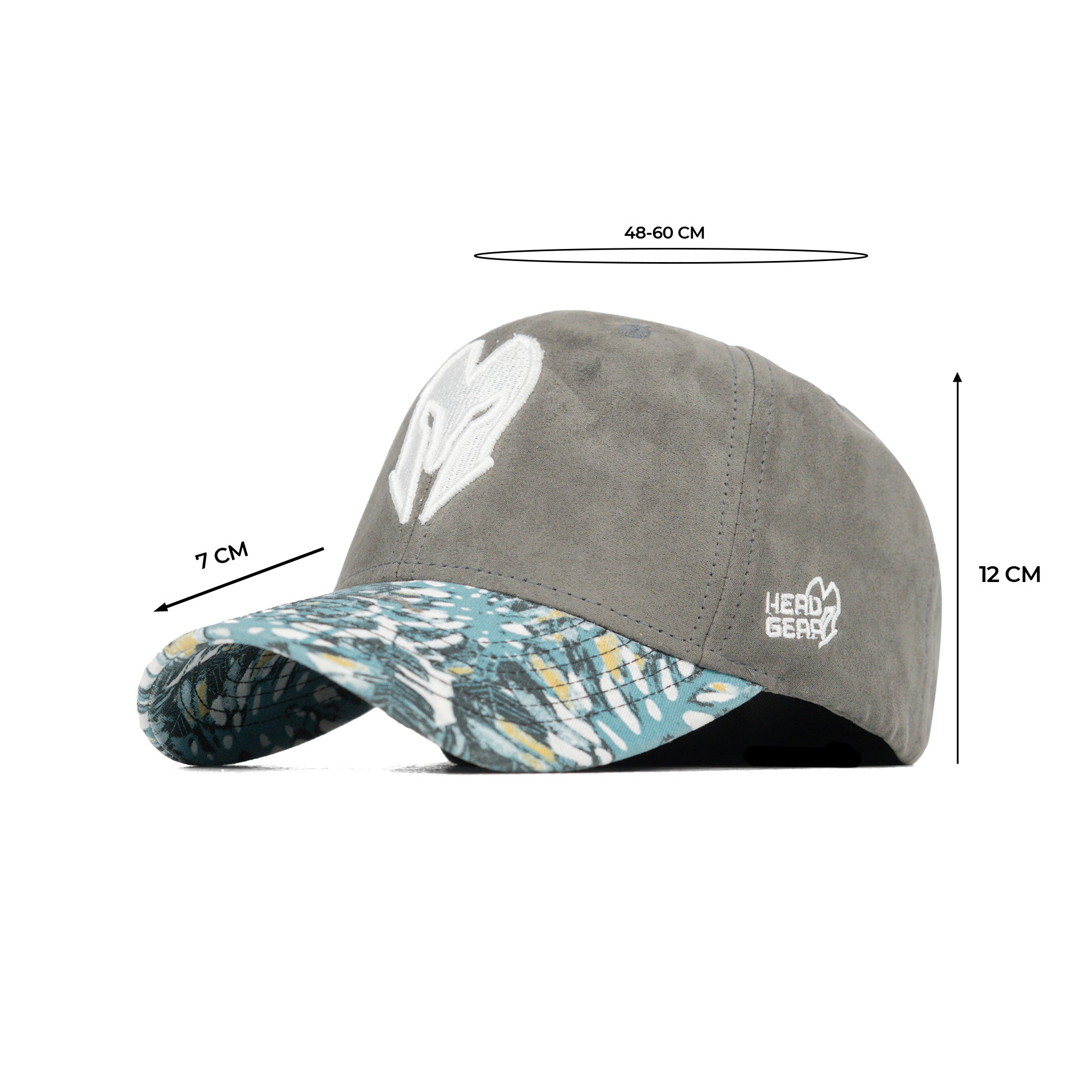 HEAD GEAR GREY REDEFINED SUEDE CAP