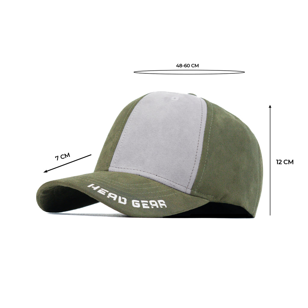 HEAD GEAR MISMATCHED OLIVE AND GREY CAP