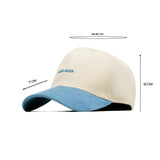 HEAD GEAR OFF WHITE AND SKY BLUE STRUCTURED CAP