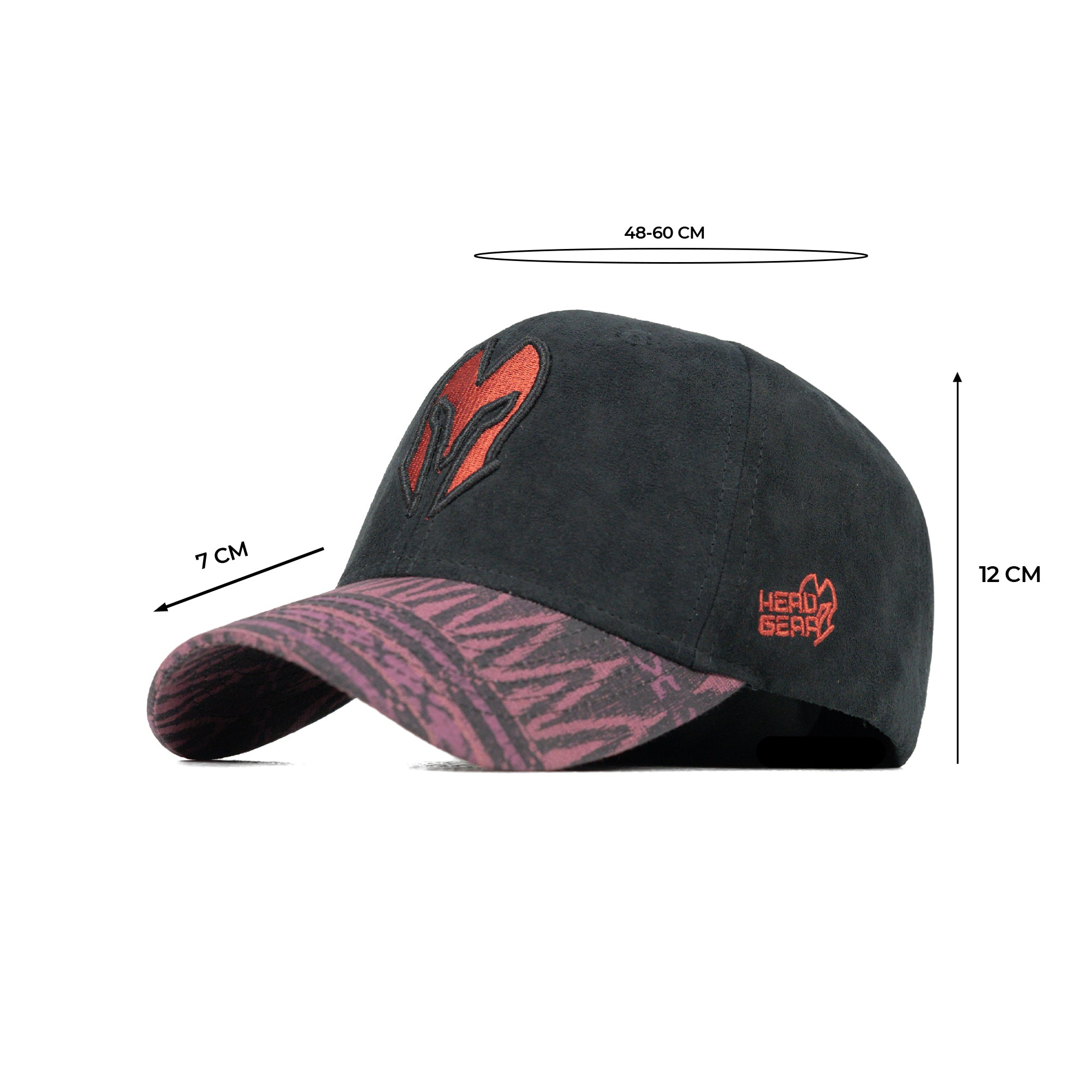 HEAD GEAR BLACK REDEFINED SUEDE CAP