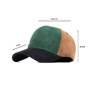 HEAD GEAR FOUR FIESTA CORD CAP - GREEN