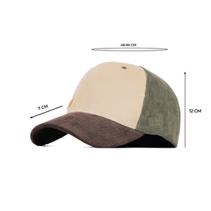 HEAD GEAR FOUR FIESTA CORD CAP - BEIGE