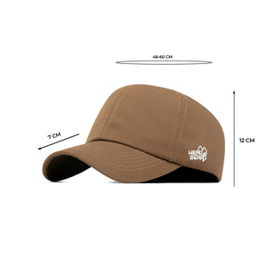HEAD GEAR SOLID DARK BROWN CAP
