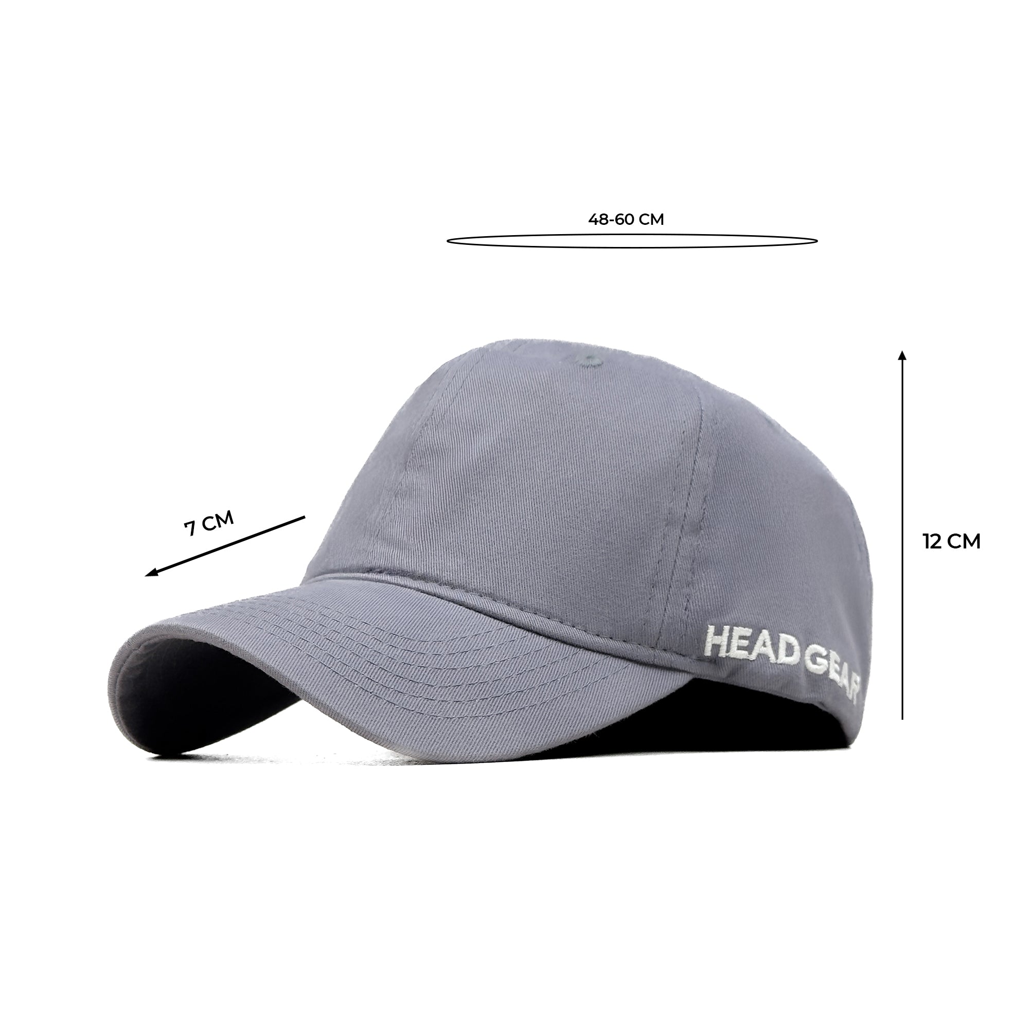 HEAD GEAR BASIC GRAY CAP