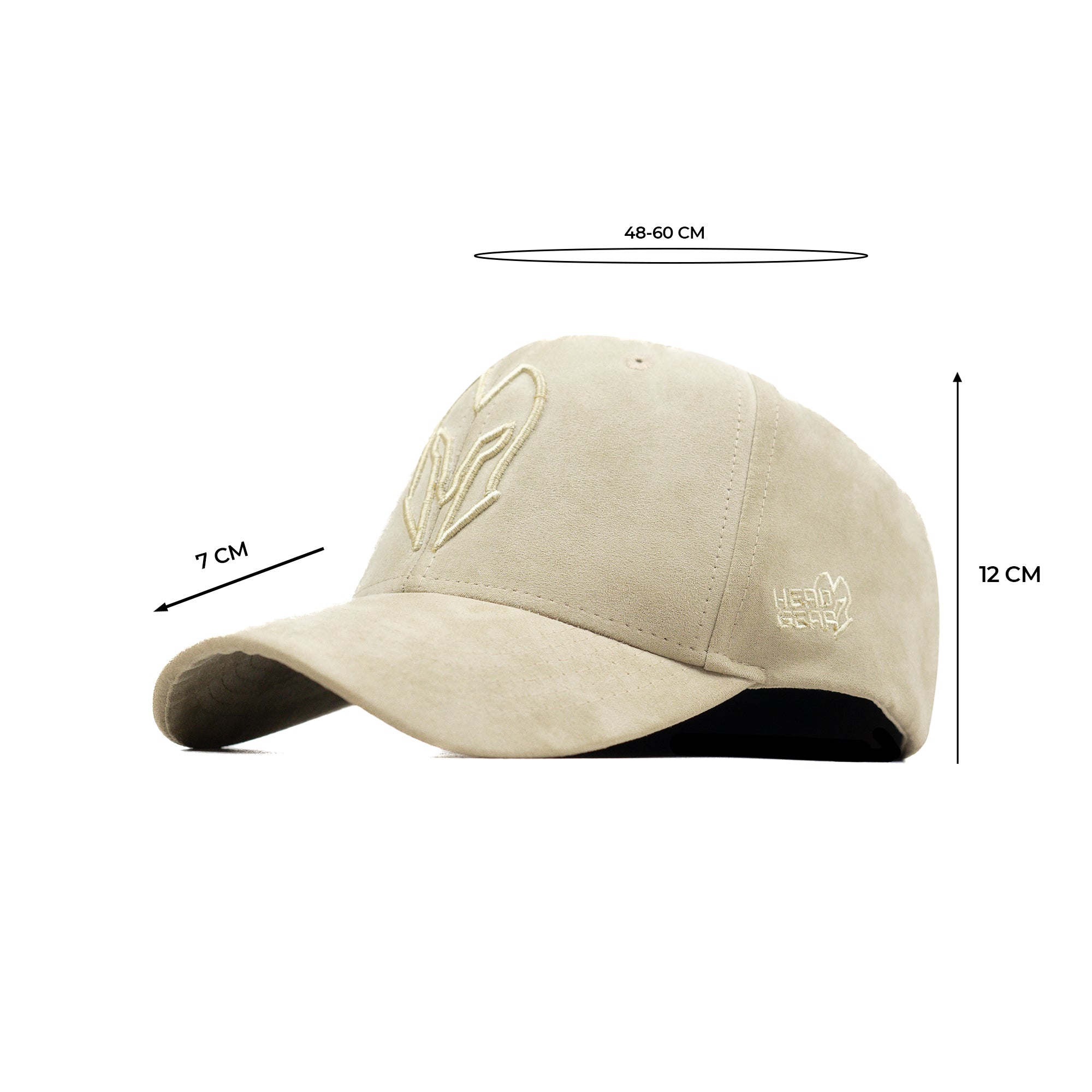 HEAD GEAR OFF-WHITE SUPER SUEDE CAP