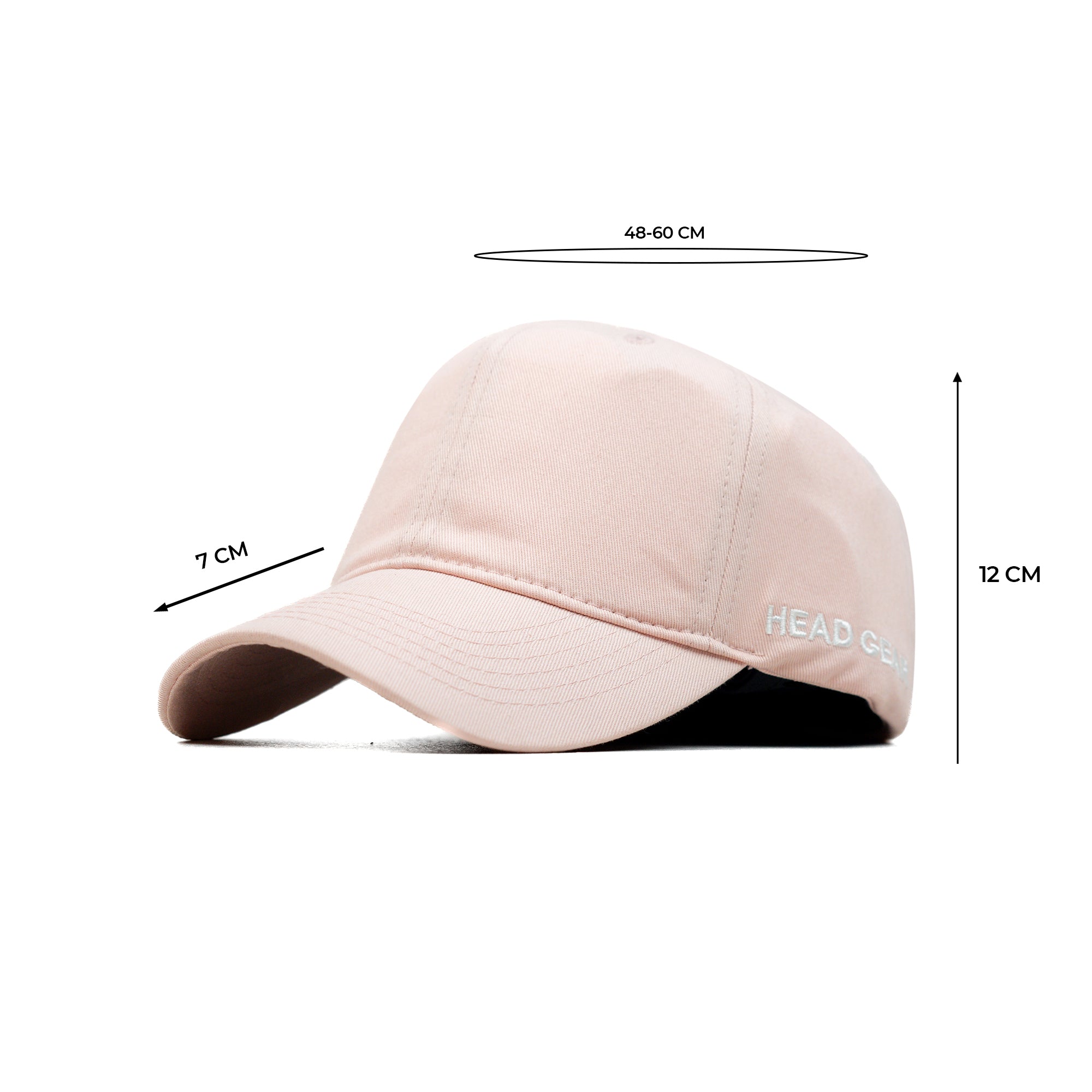 HEAD GEAR BASIC BABY PINK CAP