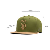 HEAD GEAR LOGO GREEN FLAT VISOR CAP
