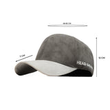 HEAD GEAR GREY WHITE DUAL TONE STRUCTURED CAP