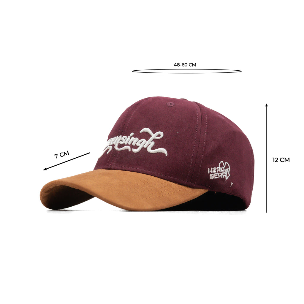 HEAD GEAR MYMENSINGH MAROON BROWN CAP