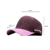 HEAD GEAR PURPLE PINK DUAL TONE STRUCTURED CAP