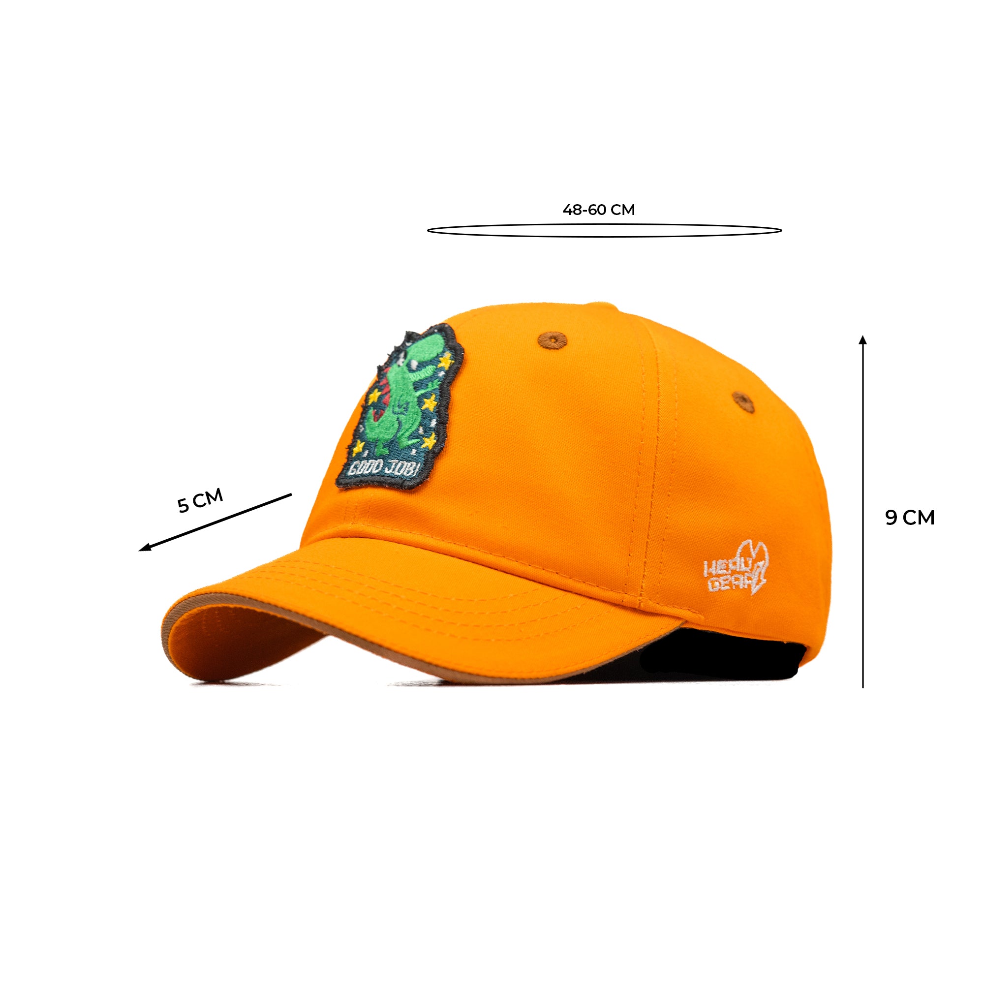 HEAD GEAR ORANGE DINOSAUR EDITION KIDS CAP