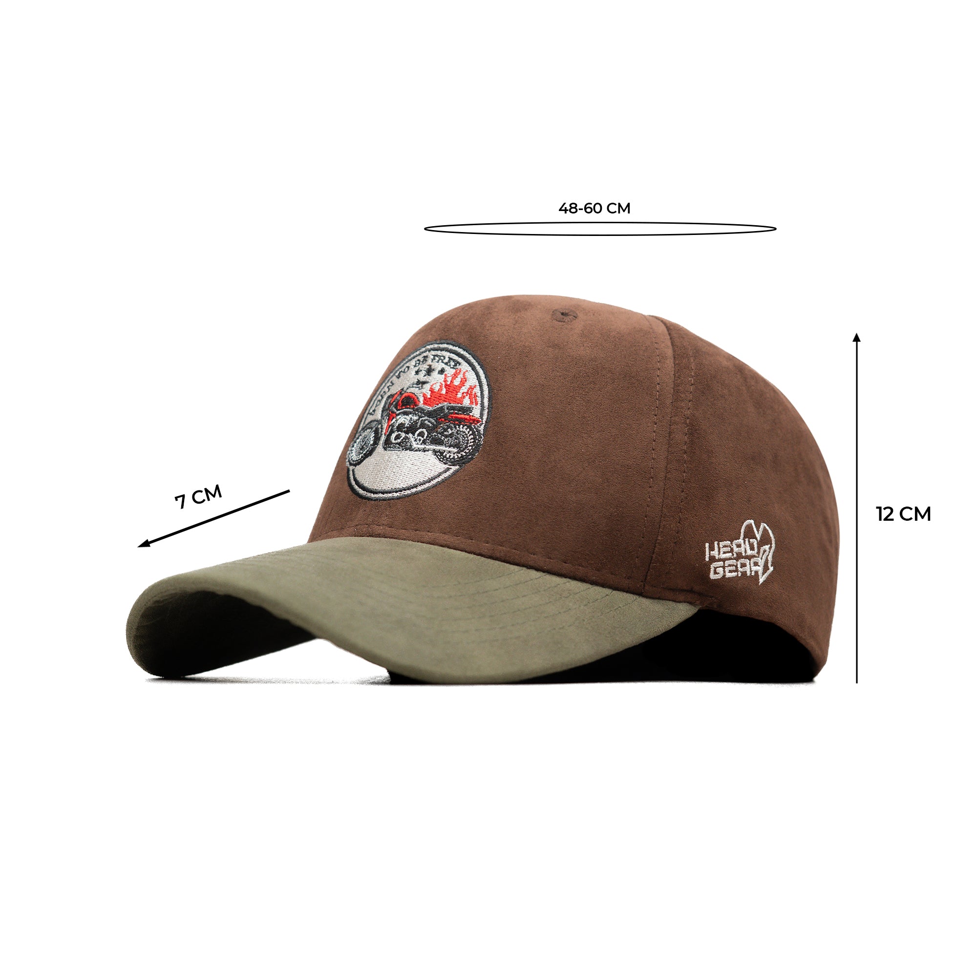 HEAD GEAR BORN TO BE FREE BIKER CAP