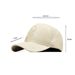 HEAD GEAR OFF-WHITE FAUX LEATHER LIMITED EDITION CAP