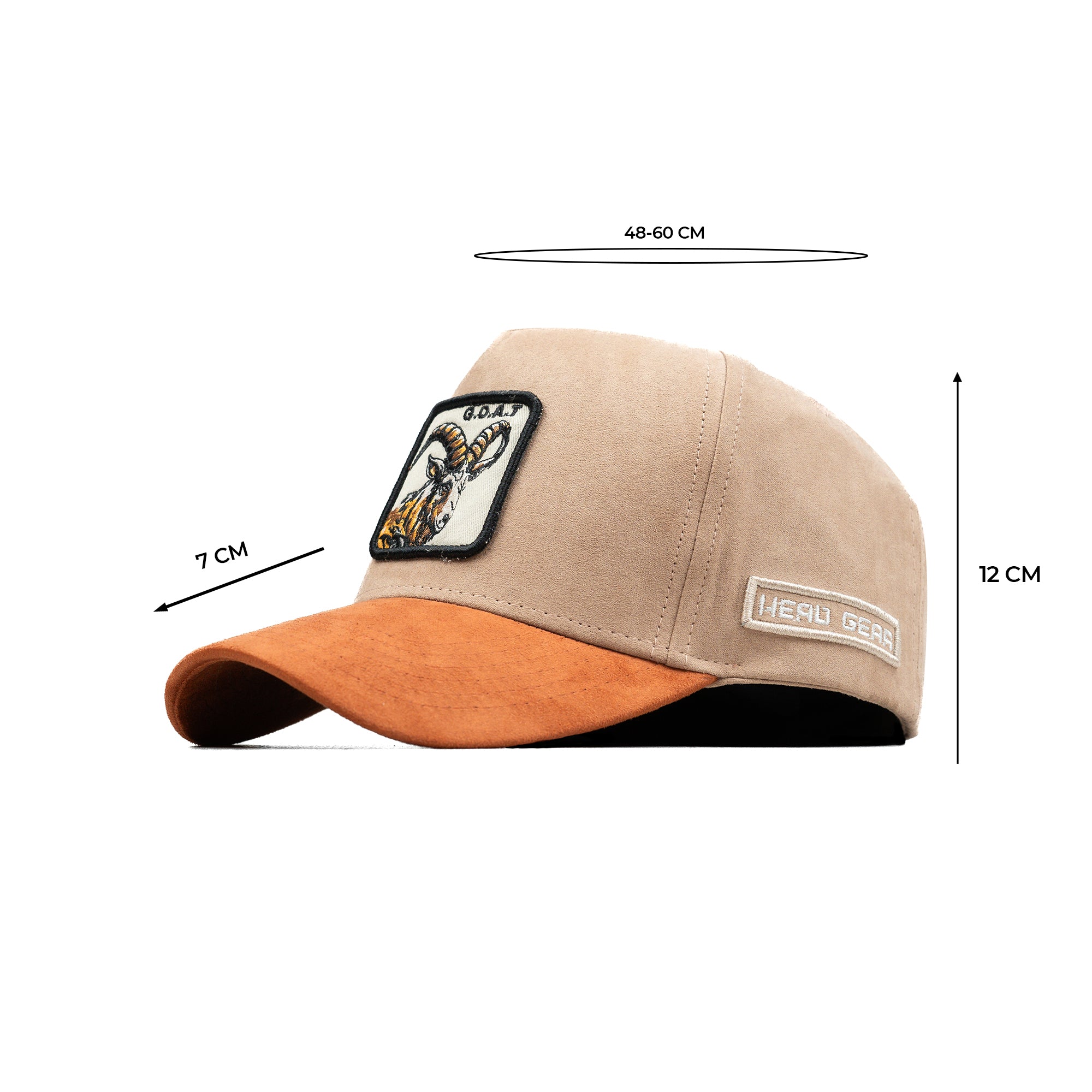 HEAD GEAR G.O.A.T 3D PATCH PREMIUM HIGH CROWN CAP