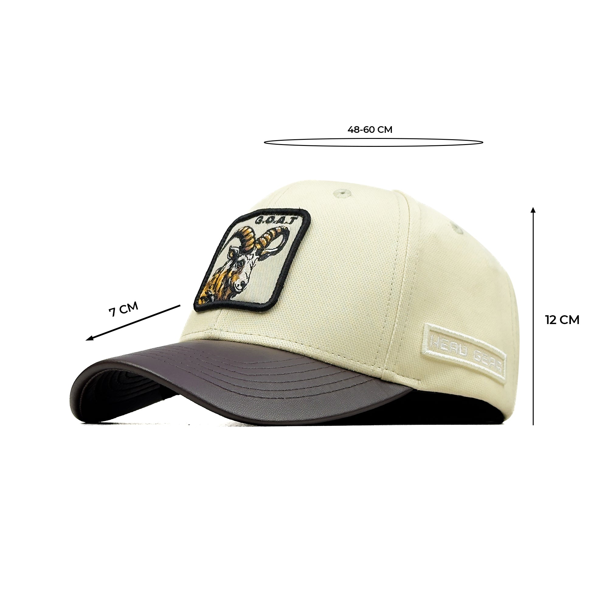 HEAD GEAR G.O.A.T 3D PATCH PREMIUM HIGH CROWN LIMITED EDITION CAP