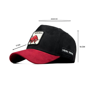 HEAD GEAR IRON BULL 3D PATCH PREMIUM HIGH CROWN CAP