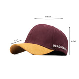 HEAD GEAR PURPLE WINE YELLOW DUAL TONE STRUCTURED CAP